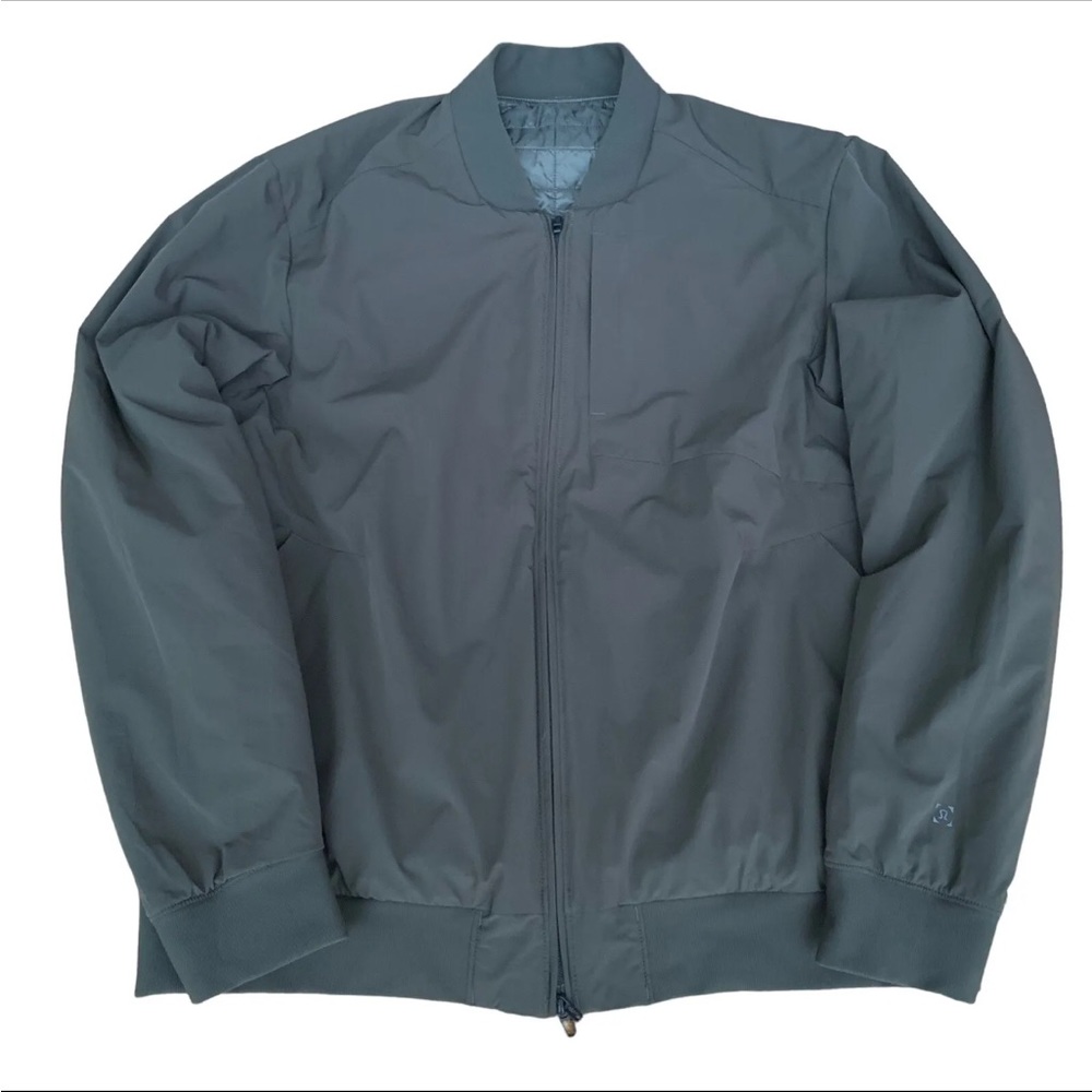 Lululemon Switch Over Bomber Olive Green Reversible Primaloft Insulated Mens XL